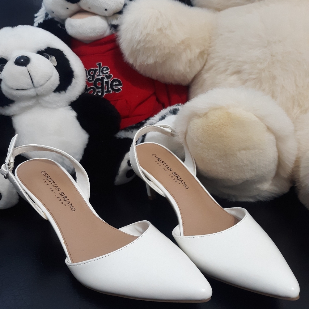 Christian Siriano White Sandals